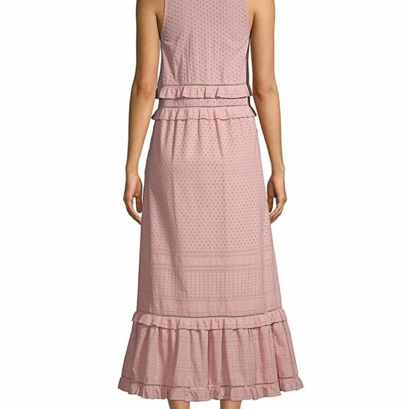 Jonathan Simkhai Lace Eyelet A-Line Maxi Dress - Picture 4 of 5